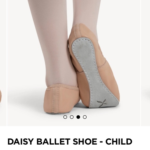 Capezio ballet slippers-size 1 little girls-ballet pink- worn for 1 dance season - Picture 9 of 13